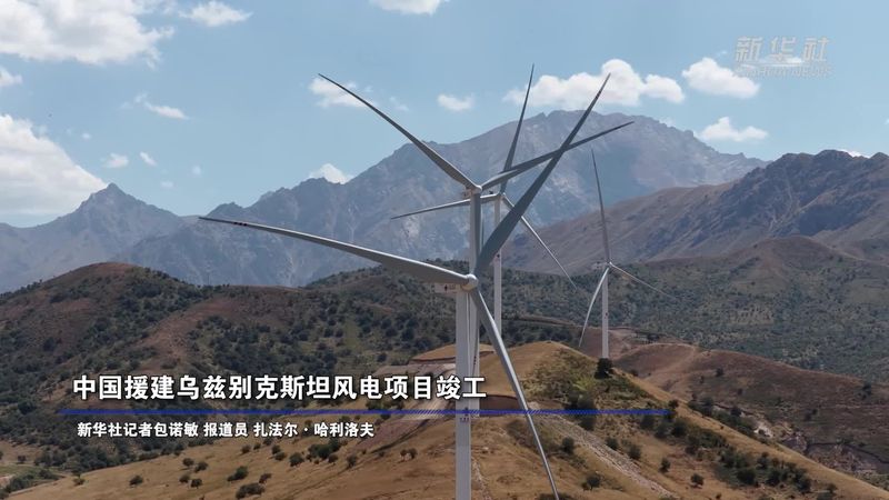 中国援建乌兹别克斯坦风电项目竣工1.jpg